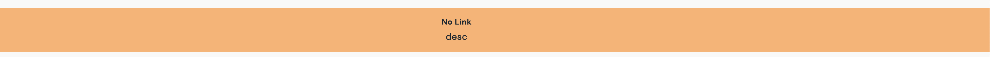 Announcement banner example.