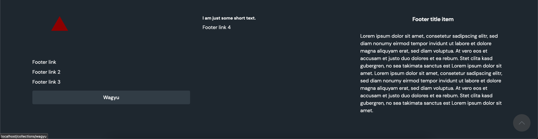 Announcement banner example.