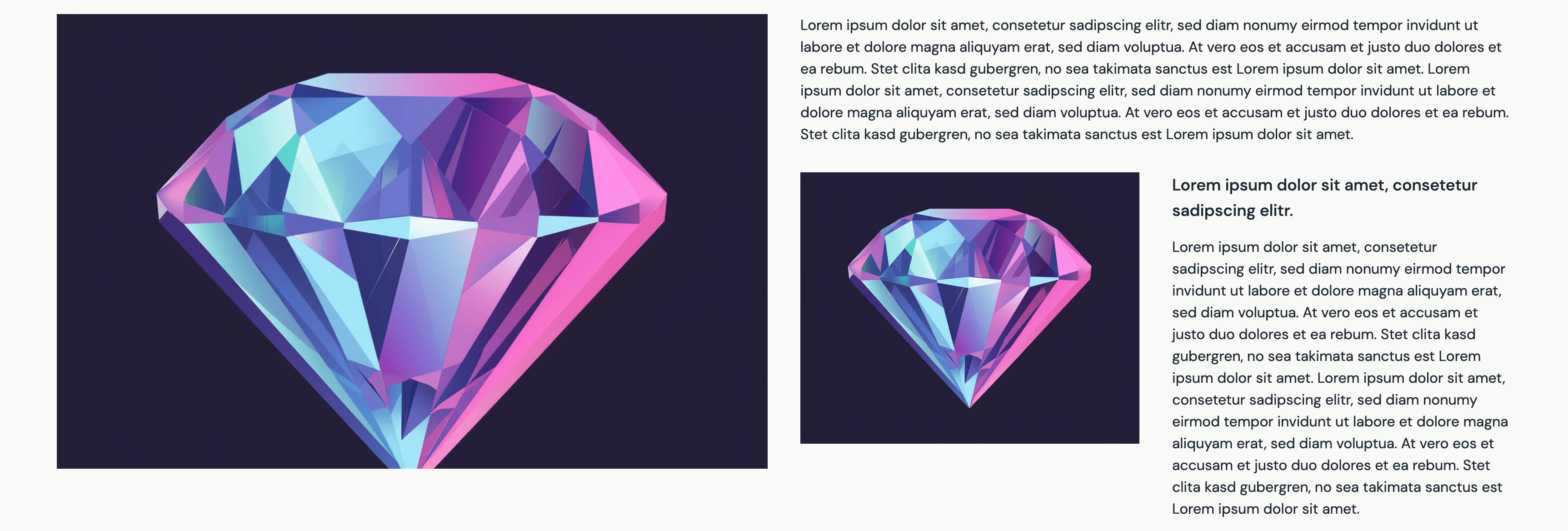 Simple grid wrapper example.