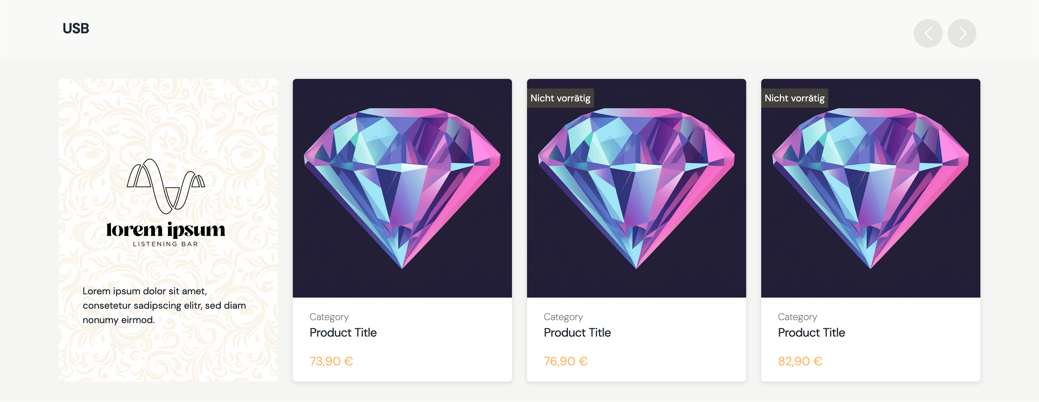 Upsell block example.